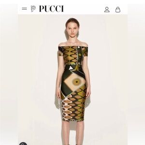 Emilio Pucci Vivara pencil SKIRT ONLY